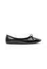 Bow Tie Pointed Toe Flat Loafers