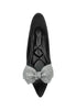 Blakely Crystal Embellished Bow Pointed Toe Flats