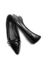 Bow Tie Pointed Toe Flat Loafers