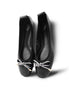 Bow Tie Pointed Toe Flat Loafers