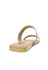 Double Strap PU leather Padded Flat Sandals