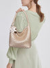 SHINE Woven Tote Bag for Women Large Capacity High-End Sense Portable Shoulder Bucket Bag
