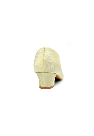Trendy Pionted Toe Block Heel Court Shoes