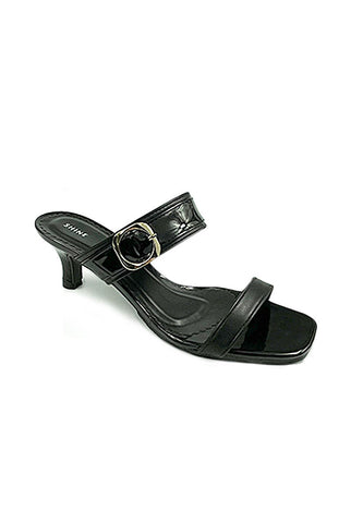 Slip On Buckle Strap Sandals