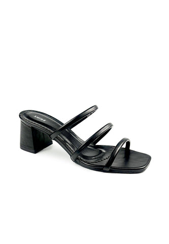 Open Toe Block Heeled Strappy Sandals