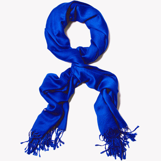 Blue Color  Premium Pashmina Shawl