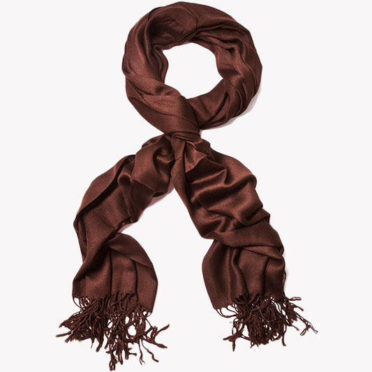 Brown Color  Premium Pashmina Shawl