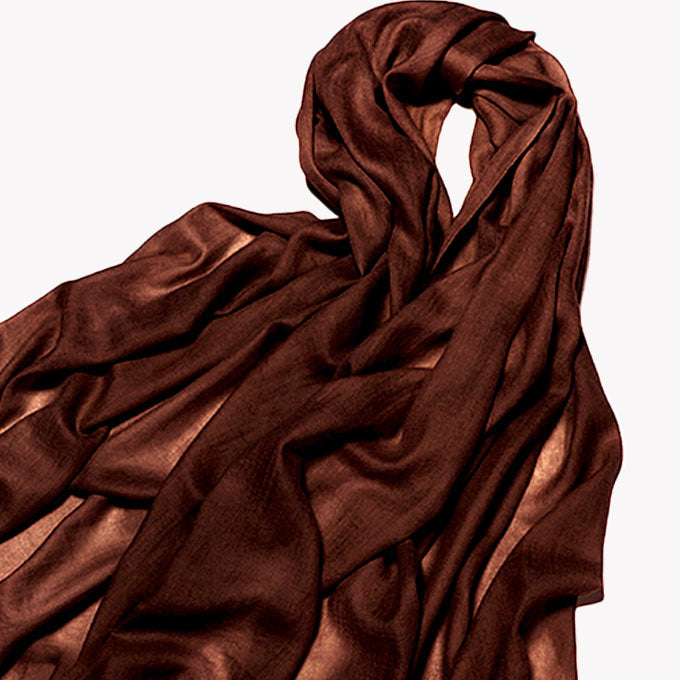 Brown Color  Premium Pashmina Shawl