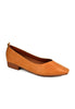 Classic Soft PU leather Square Toe Flats